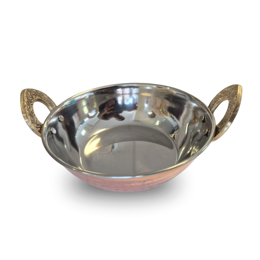Kupferboden-Kadai mit Griff 15cm 1 Stk.
