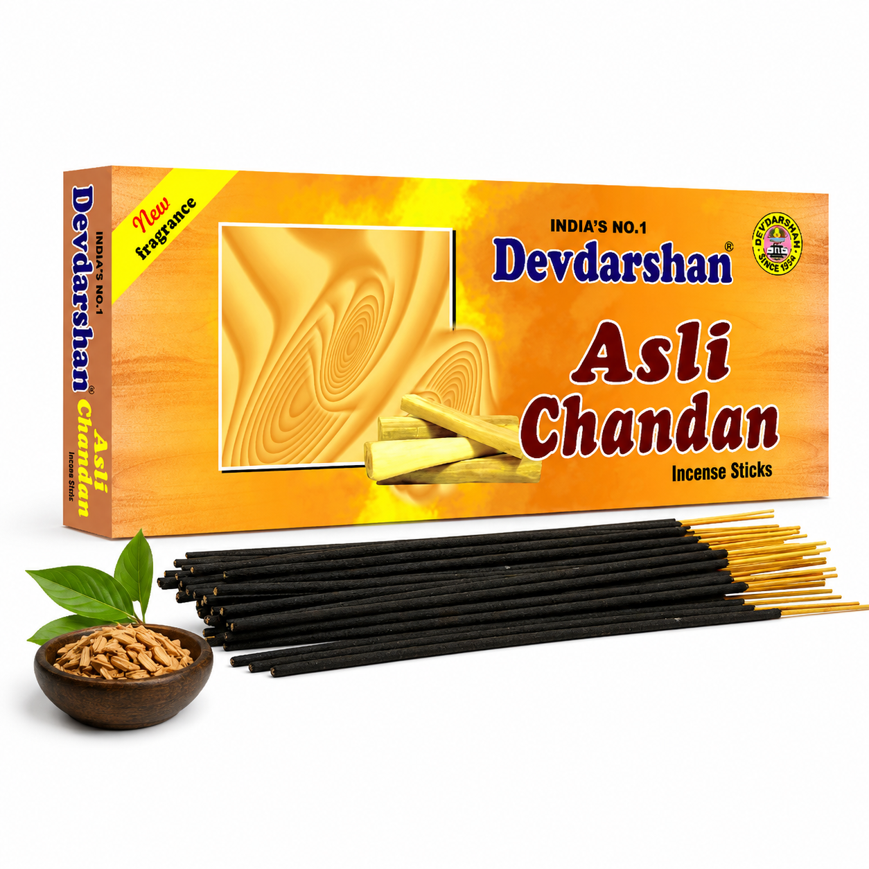 Devdarshan Asli Chandan Agarbatti 25g - 1 pack