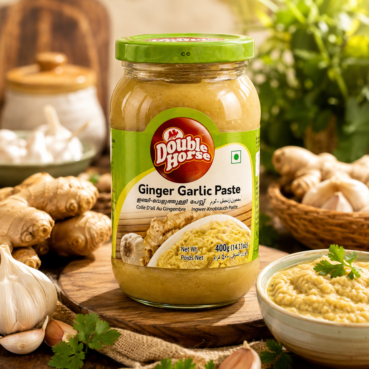 Double Horse Ginger and Garlic Paste 400g