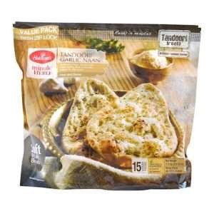 Haldirams Tandoori Garlic Naan Vegan (Frozen) 400g