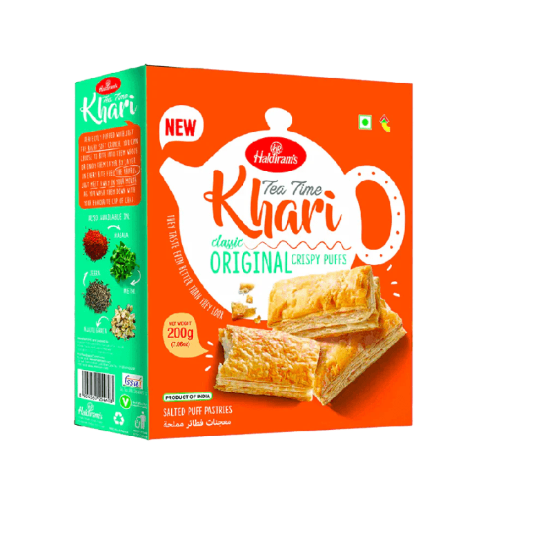 Haldirams Khari Puff Plain 200g