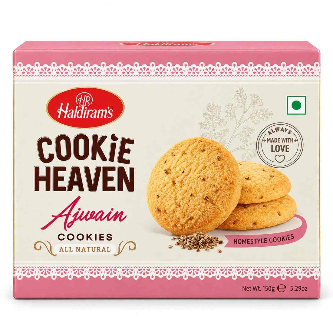 Haldirams Cookies Ajwain 150g