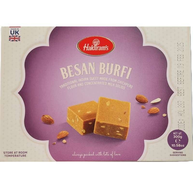 Haldirams Süßware-Besan Barfi 300g