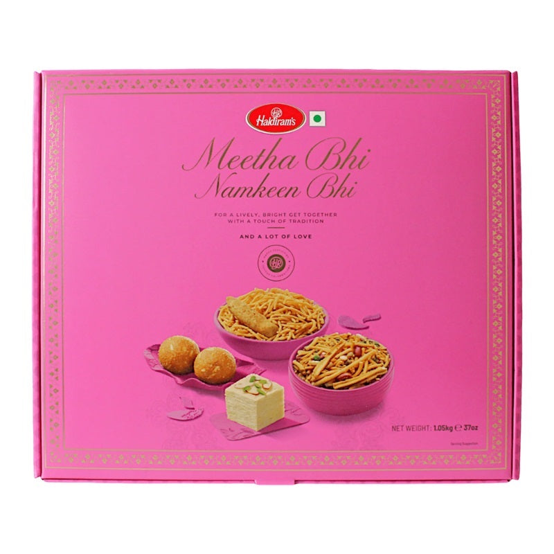 Haldirams  Meetha Bhi/ Namkeen Bhi Gift Box 1050g