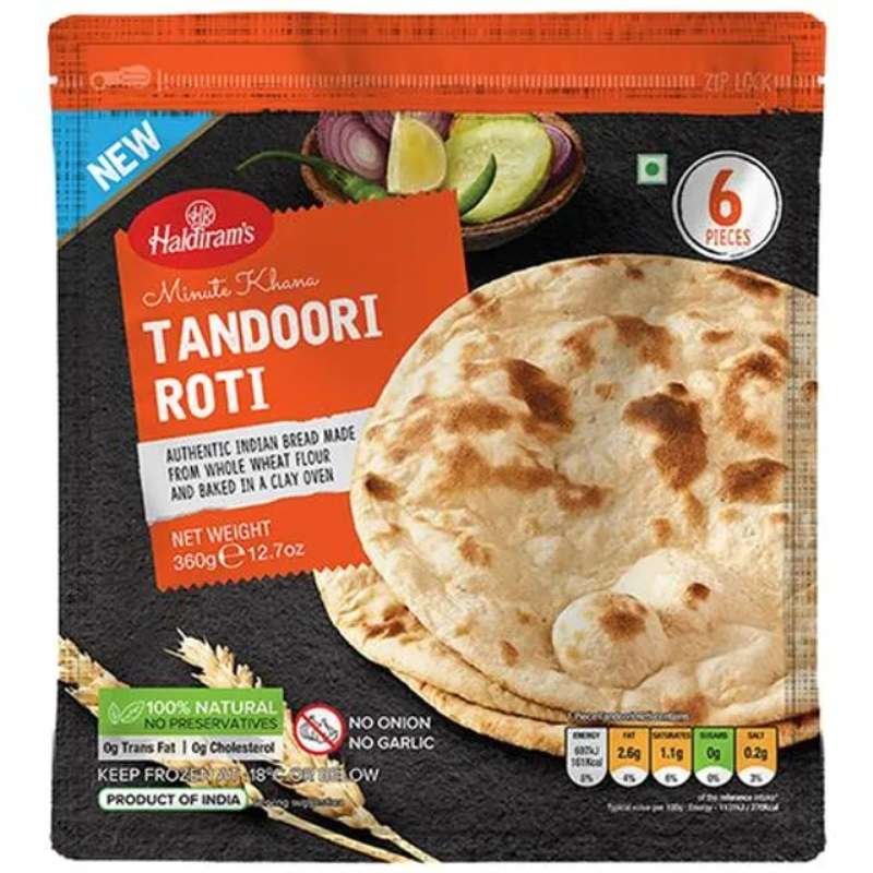 Haldirams Tandoori Roti (Frozen) 400g