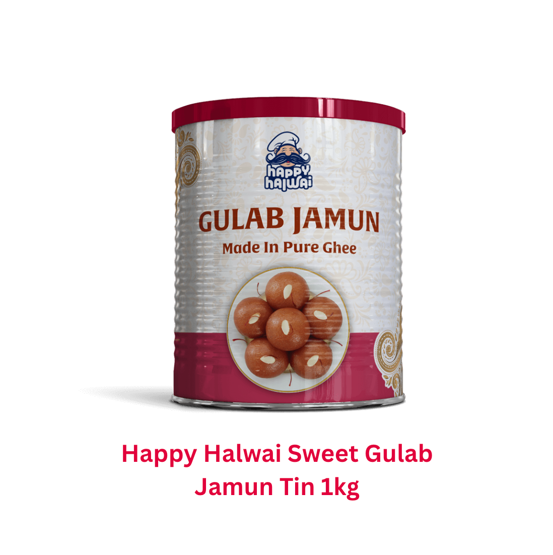 Happy Halwai Süße Gulab Jamun Dose 1kg
