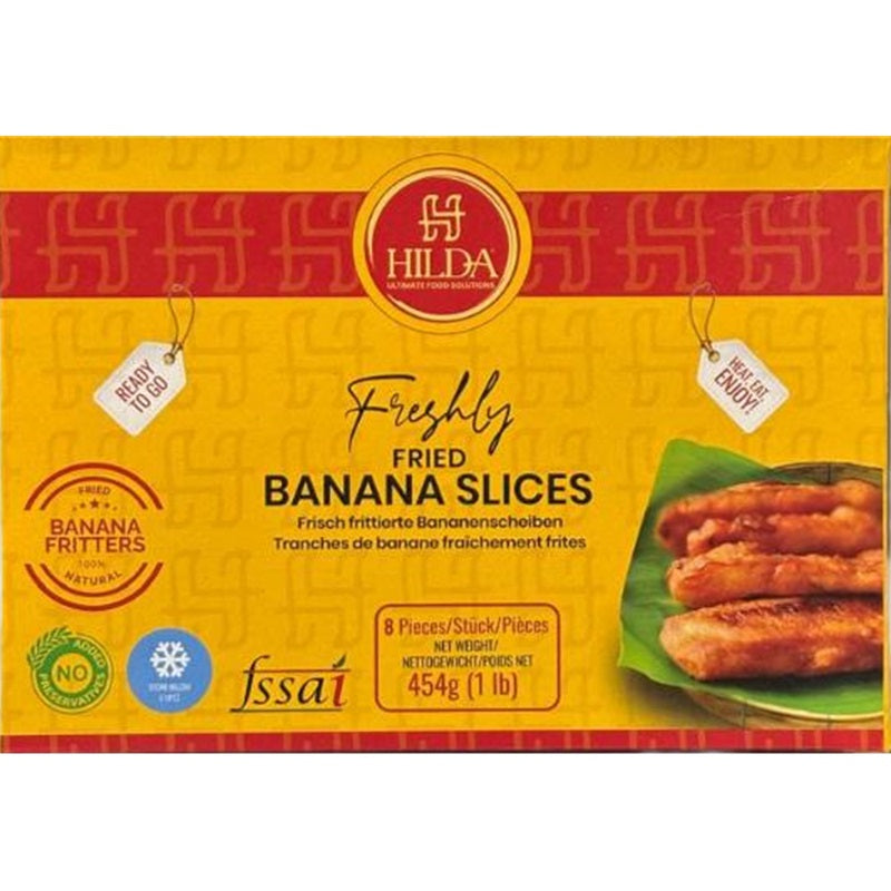Hilda Banana slices Fry 454g (Frozen)
