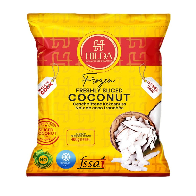 Hilda Sliced Coconut (Frozen) 400g