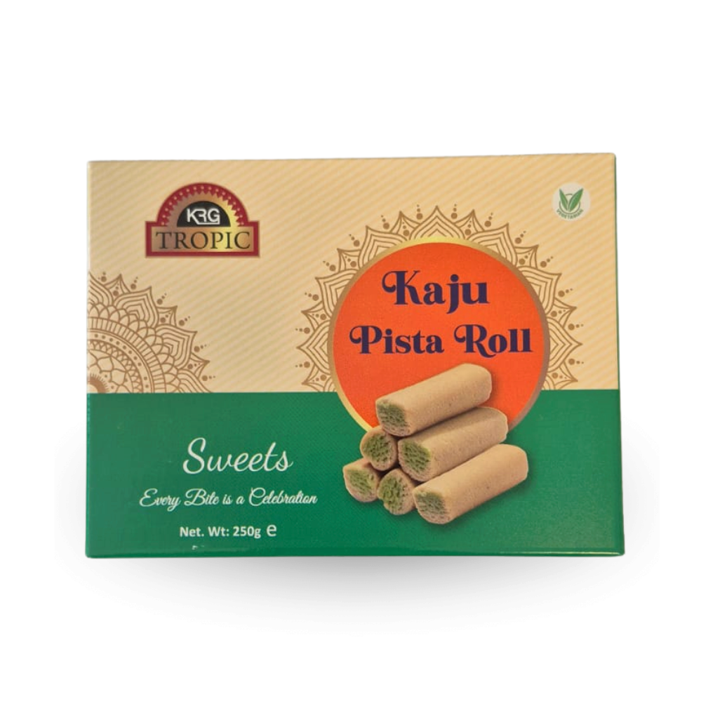 KRG Sweet Kaju Pista Roll 250g