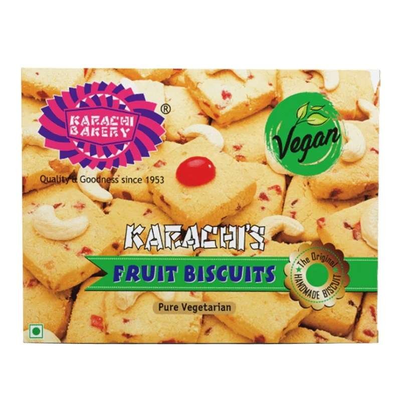 Karachi Bakery Vegan Fruit Biscuits 400g
