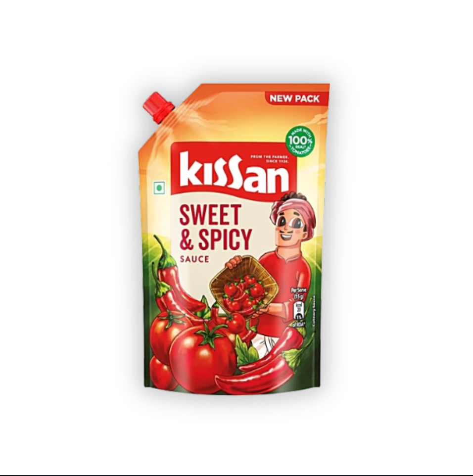 Kissan Tomato Ketchup sweet and spicy 500g