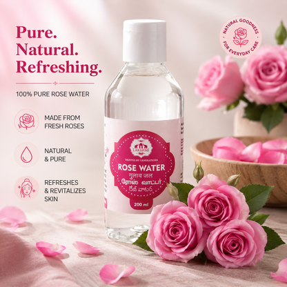 Lakshmi Rose Water for Pooja 200ml