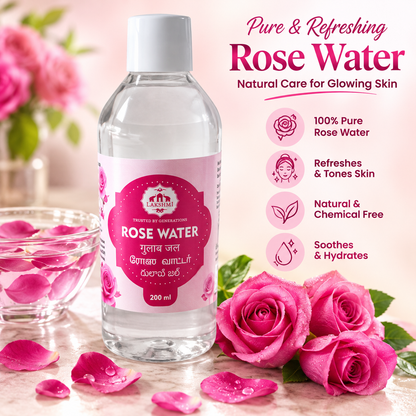 Lakshmi Rose Water for Pooja 200ml