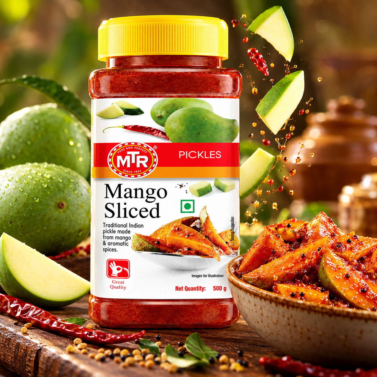 MTR Mango Cut Sliced pickle 300g