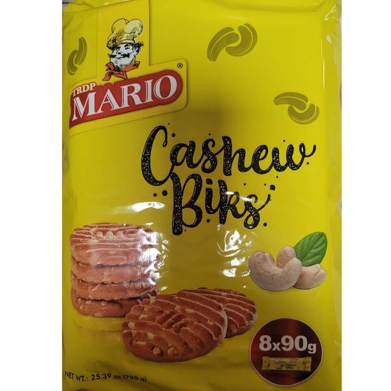 Mario Cashew Biscuits 8x90g