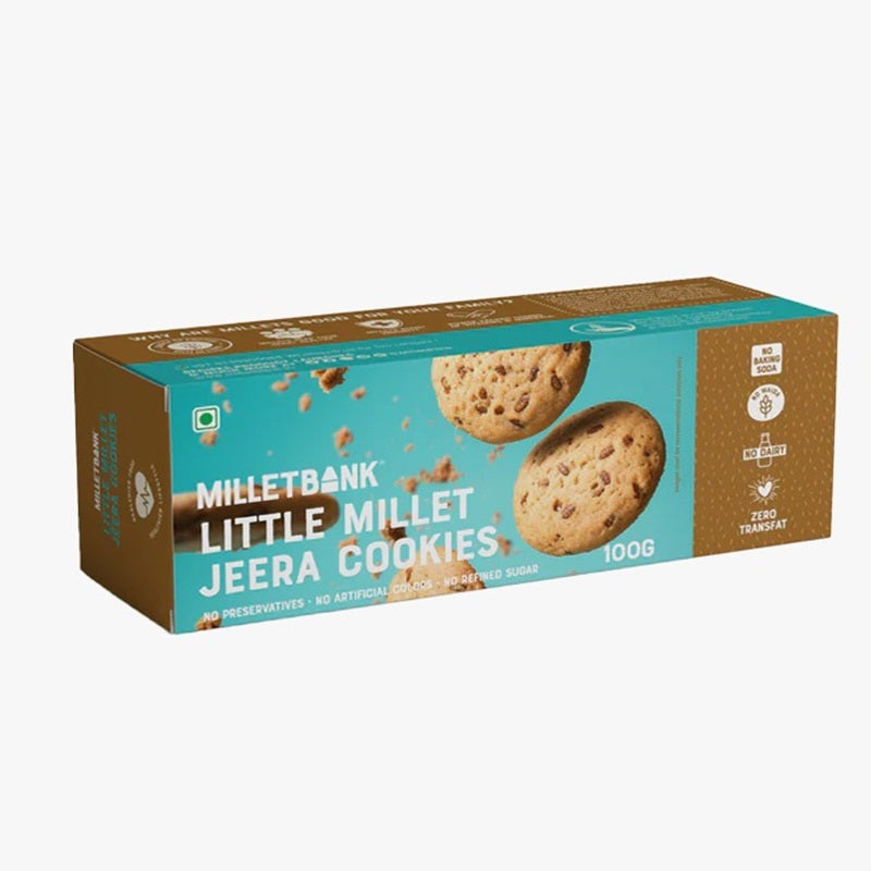 Millet Bank Jeera Cookies (Little Millet) 100g