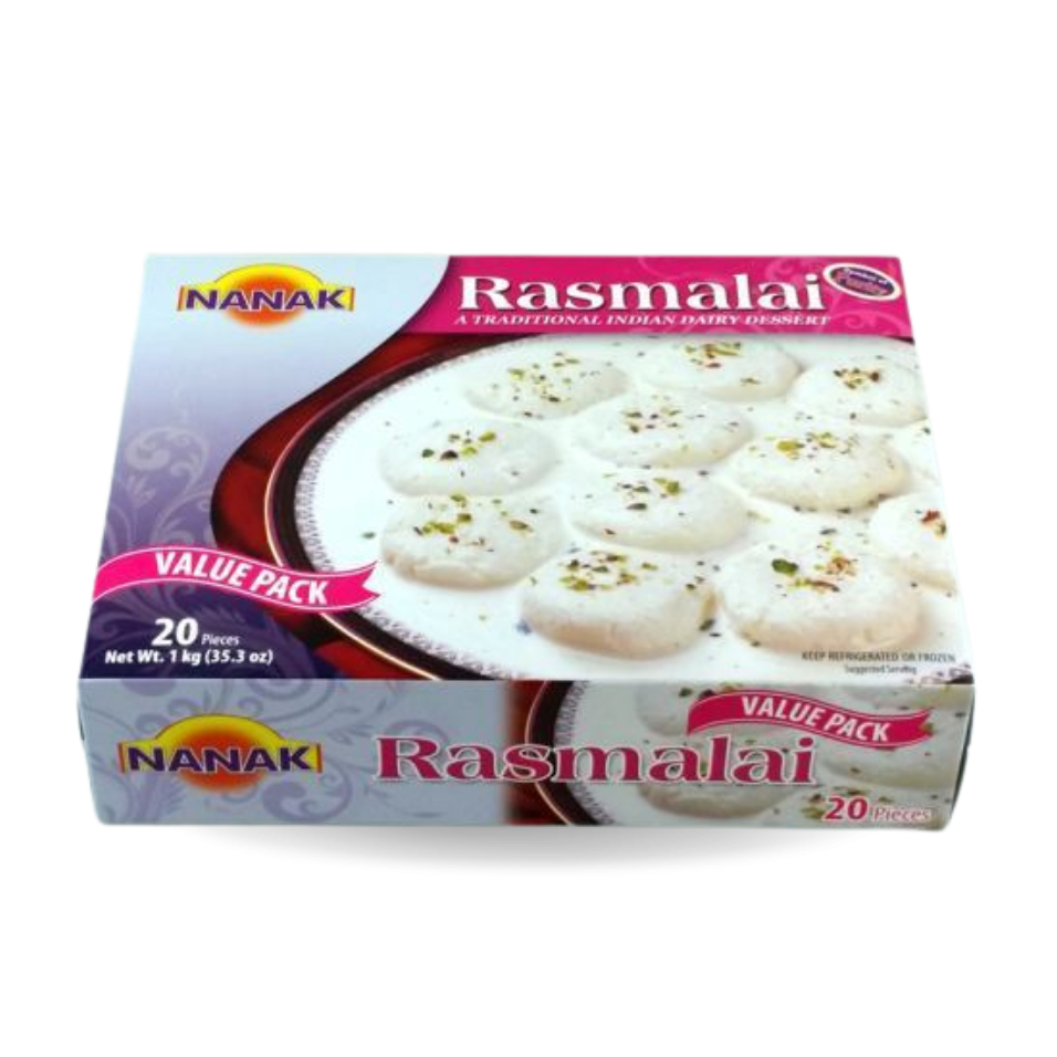 Nanak Rasmalai (Frozen) 1kg (approx~20pc)