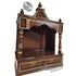 Wooden Brass Open Pooja Temple/Mandir Teak [18 x 10 inches] (1 pcs)