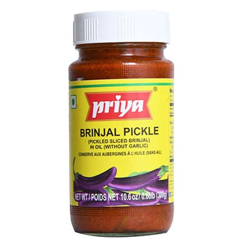 Priya Auberginen-Pickle (ohne Knoblauch) 300g