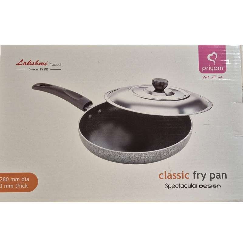 Priyam fry Pan flat bottom (28cm) 1pc