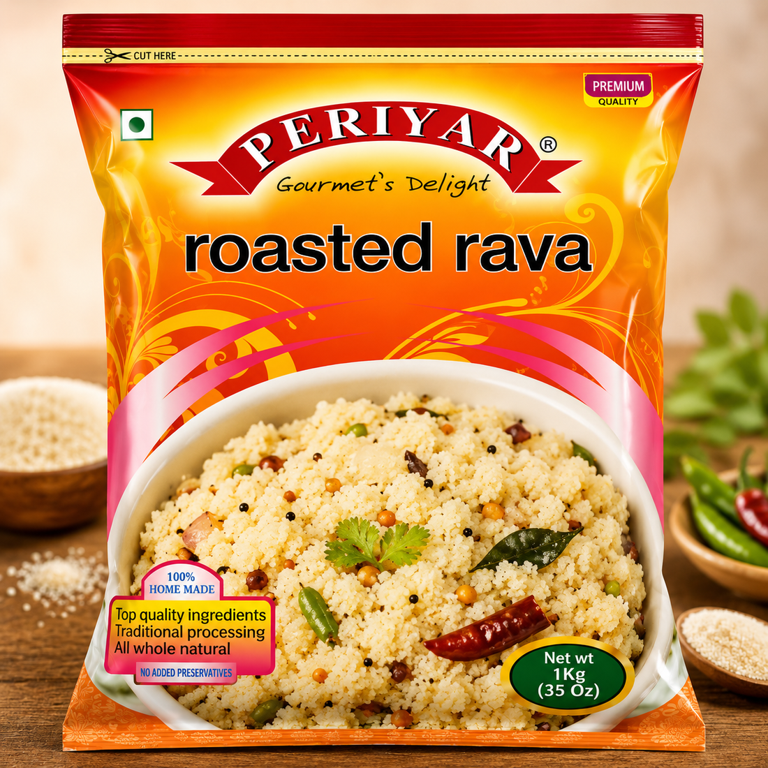 Periyar Roasted Rava 1 Kg
