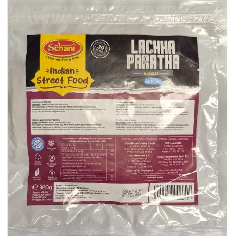 Schani Lachha Paratha (Frozen) 360g