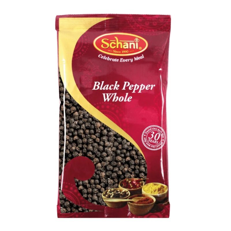 Schani Black Pepper Whole 100g