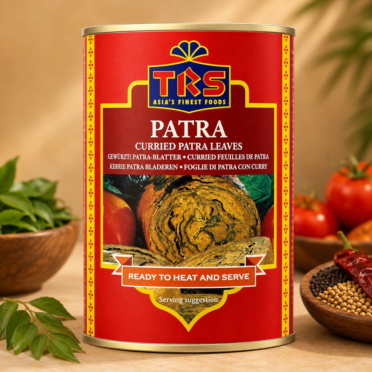 TRS Canned Patra Leaves 400g
