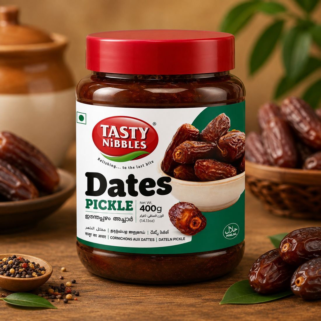 Tasty Nibbles Dates pickle 400g