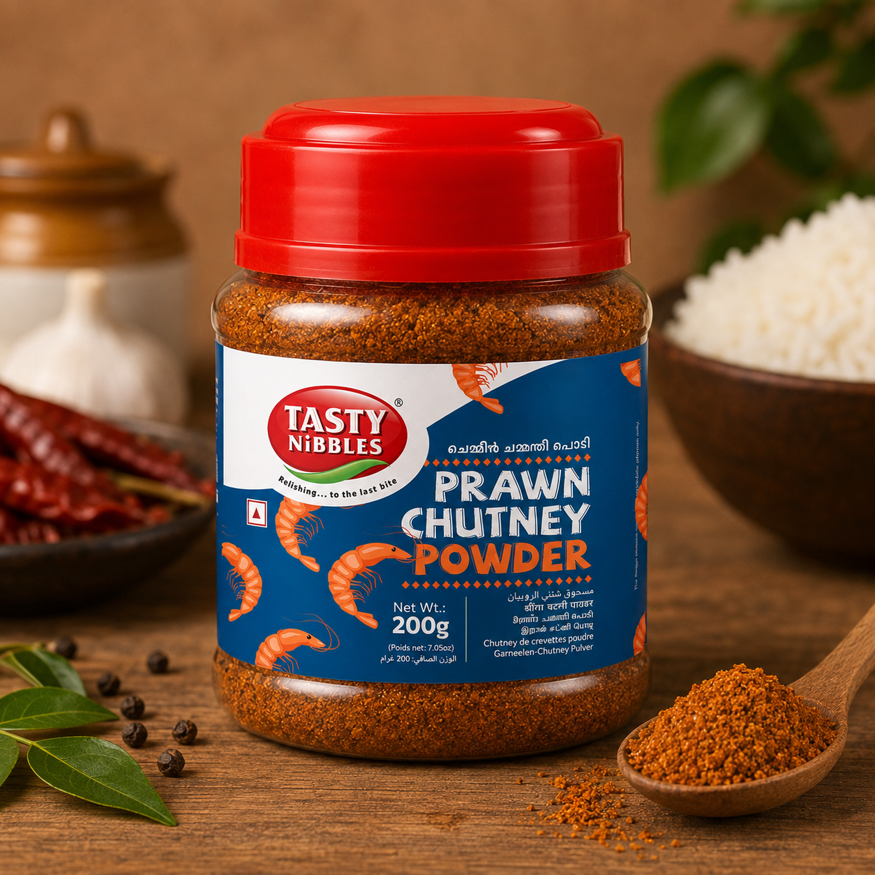 Tasty Nibbles Prawn Chutney Powder 200g