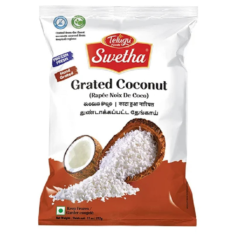Telugu Grated Coconut (Frozen) 312g