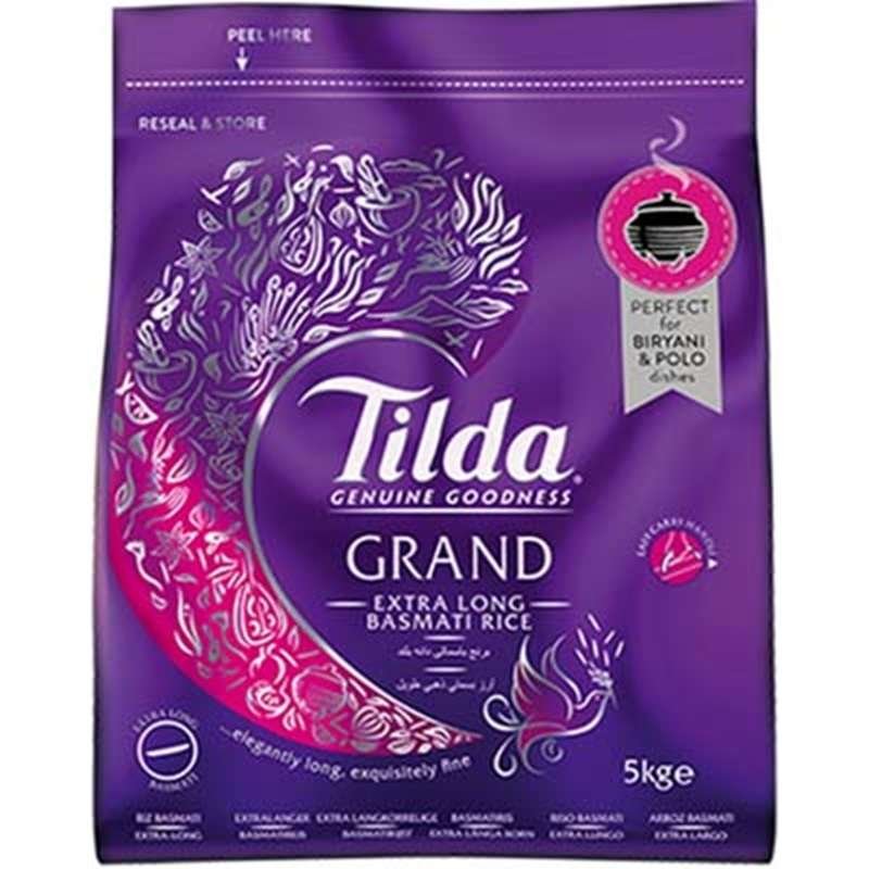 Tilda Grand Extra Long Basmati Rice 5kg
