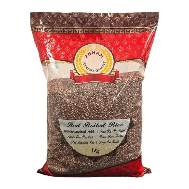 Annam Roter (dunkelroter) gekochter Matta (Motaikarupan) Reis 1kg