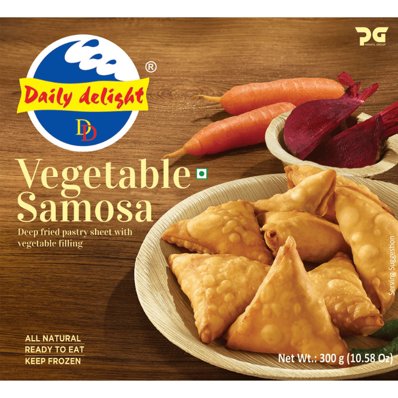 Daily Delight Vegetable Samosa (Frozen) 300g