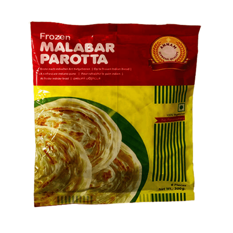 Annam Malabar Paratha 1kg (20 pc)(Frozen)