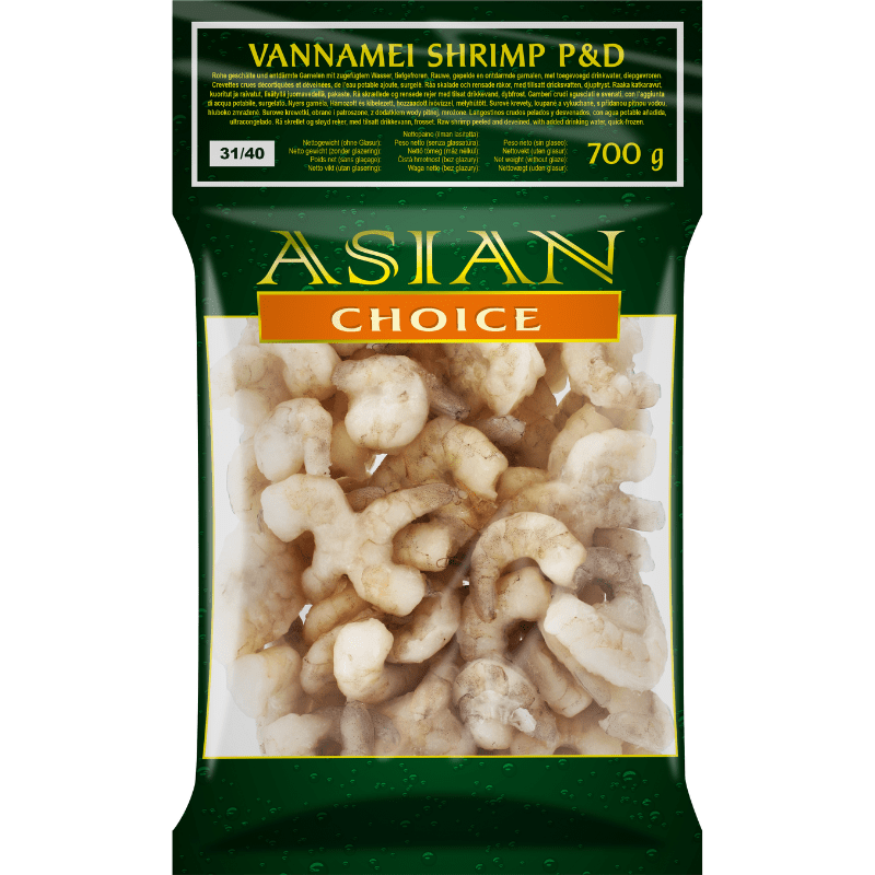 Asian Choice Prawns Big size peeled (Frozen) 16/20 700g