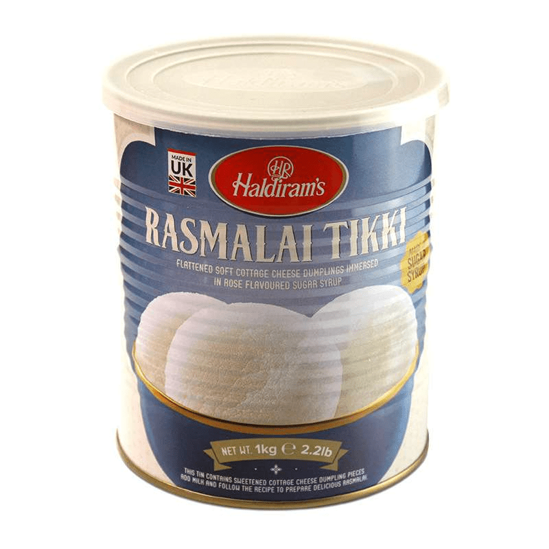 Haldirams Sweet Rasmalai Tikki Tin 1kg