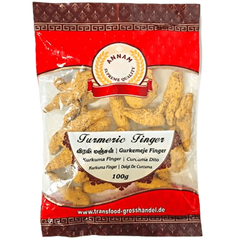 Annam  Haldi (Turmeric) Whole Finger 100g