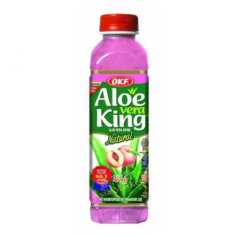 OKF Aloe Vera Drink (Peach) 500ml