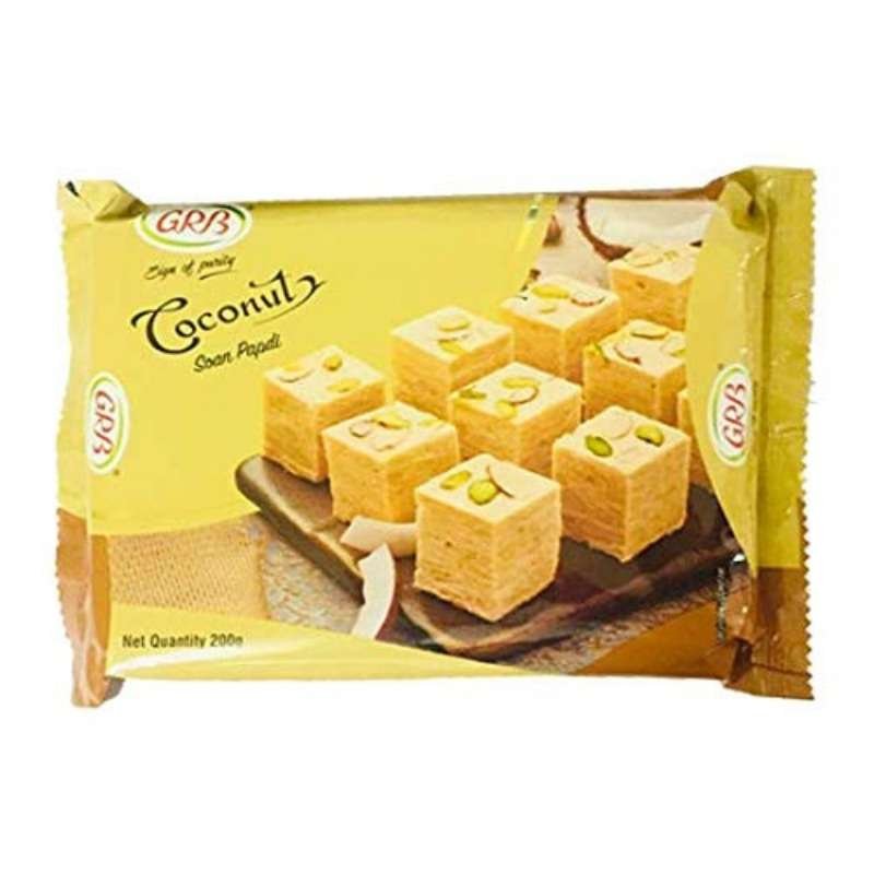 GRB Coconut Soan Papdi 200 gm