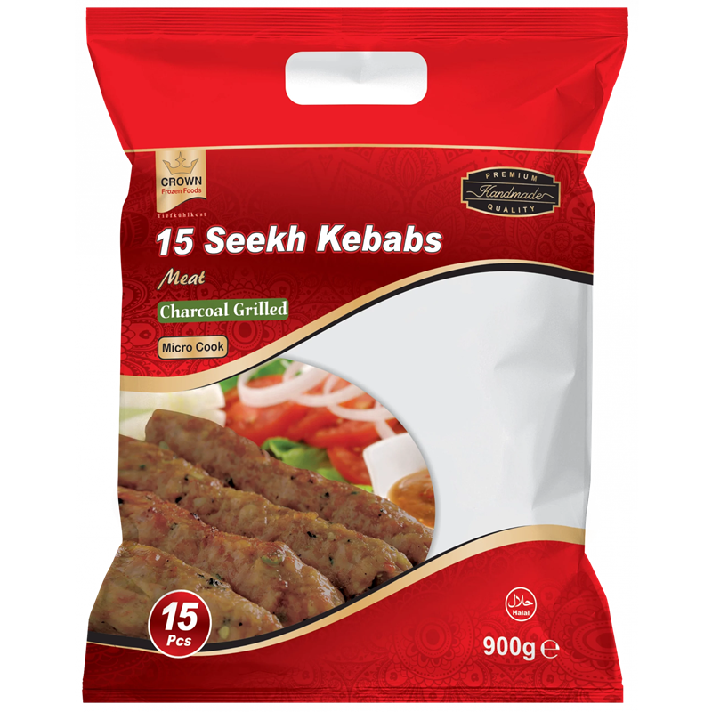 Crown Seekh Kebab Lamb (Frozen) 900g