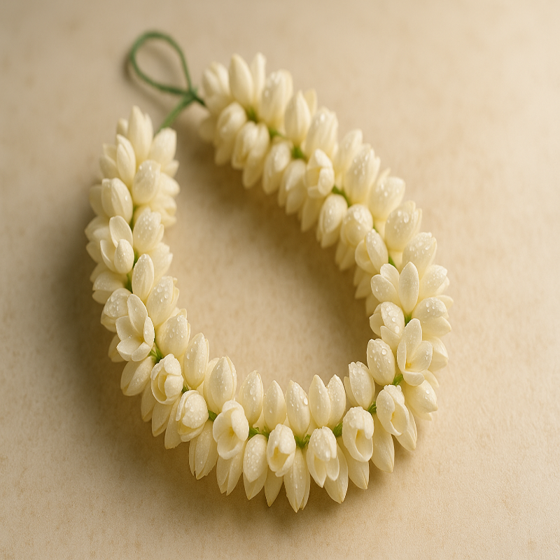 fresh jasmine garland