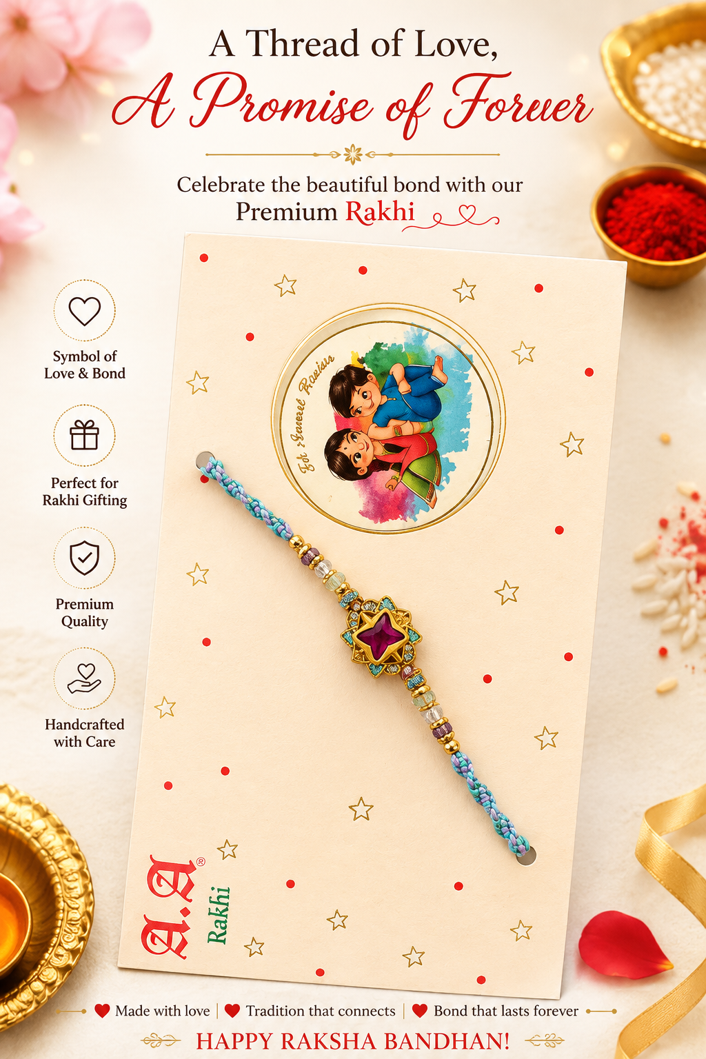 Rakhi 1 Stk. (Design 5)